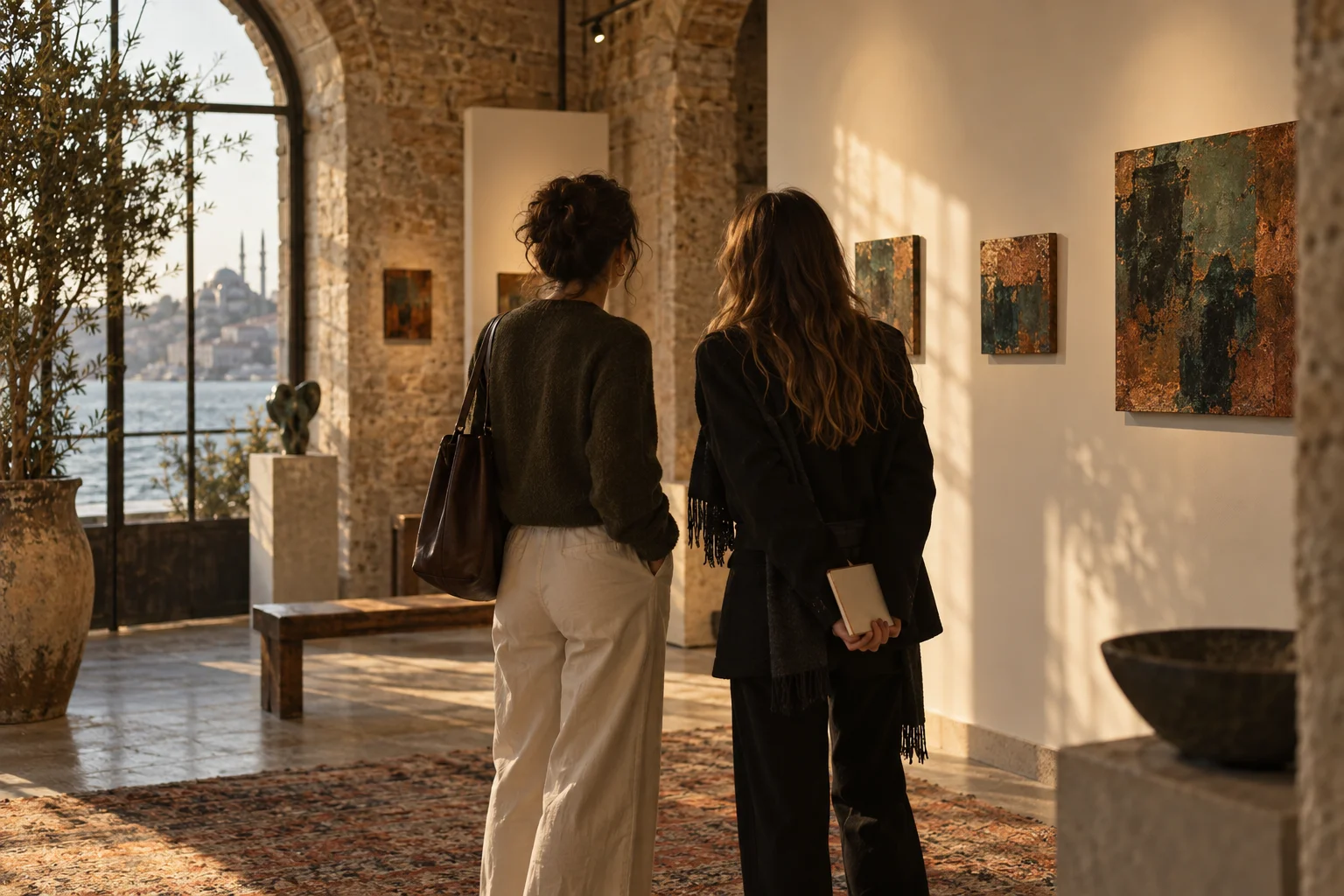 a gallery visit